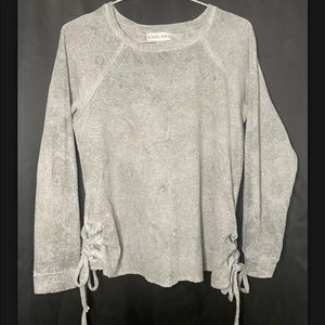 KNOX ROSE Womens Grey Sweater Size Small 1-L